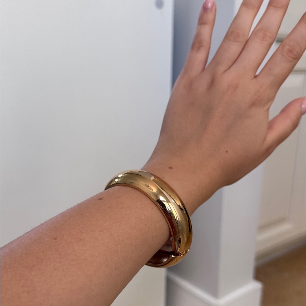 Gold Minimalist Double-Band Bracelet